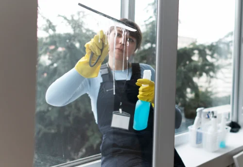 Nettoyage de vitres intérieures et extérieures à la Vaivre